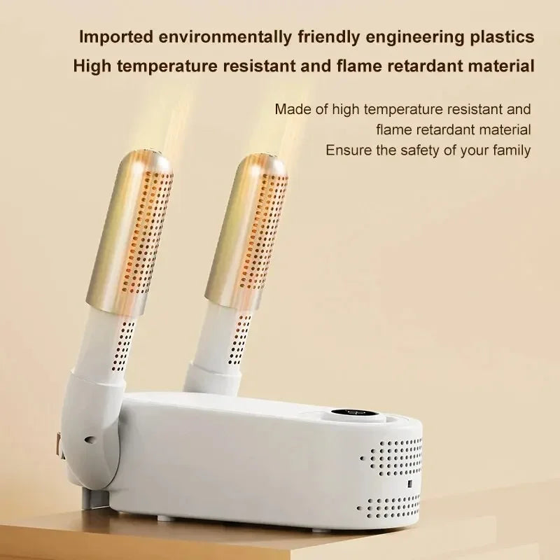 Electric Shoes Dryer Heater Deodorizer Dehumidifier Shoe Drying Machine Portable Foldable Smart Electric Shoe Drying Foot Warmer