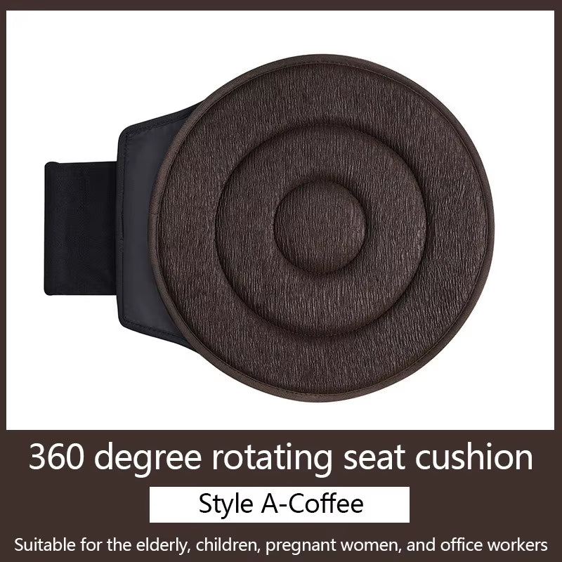 360 Degree Rotating Car Seat Cushion Pregnant Women Elderly People Children Auto Mounted Multifunctional Movable Seat Cushions