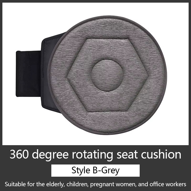 360 Degree Rotating Car Seat Cushion Pregnant Women Elderly People Children Auto Mounted Multifunctional Movable Seat Cushions
