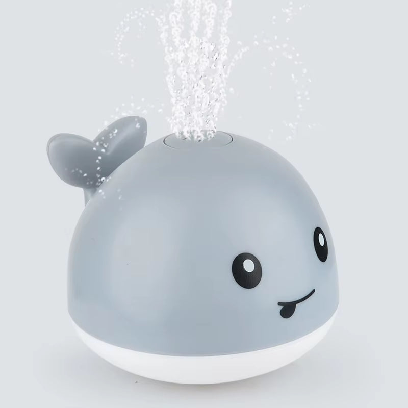 Baby Bath Toys Spray Water Shower Swim Pool Bathing Toys for Kids Electric Whale Bath Ball with Light Music LED Light Baby Toys