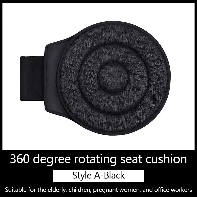 360 Degree Rotating Car Seat Cushion Pregnant Women Elderly People Children Auto Mounted Multifunctional Movable Seat Cushions