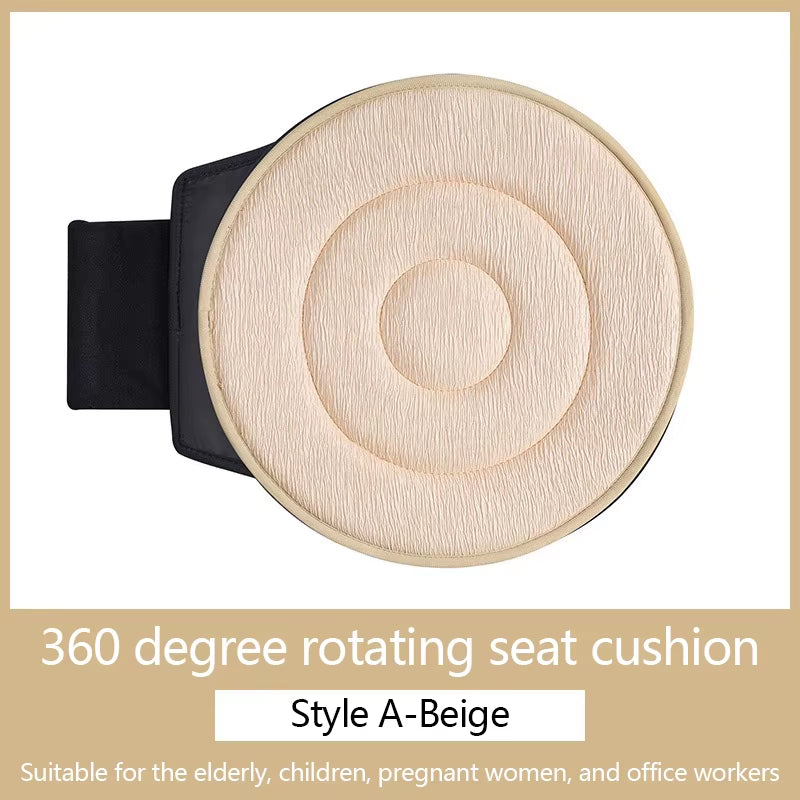 360 Degree Rotating Car Seat Cushion Pregnant Women Elderly People Children Auto Mounted Multifunctional Movable Seat Cushions