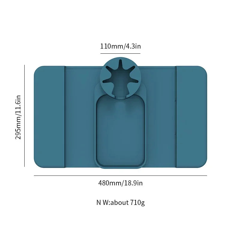 Couch Cup Holder Tray - Silicone Sofa Armrest Table Couch Drink Holder and Tray Organizer for Remote Snacks Cellphone