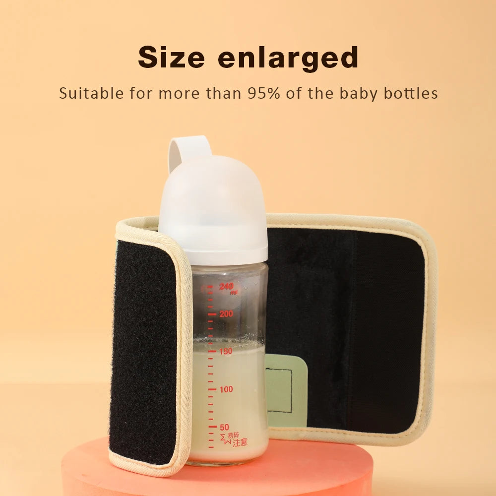Baby Bottle Warmer 3-Speed Adjustment Baby Bottle Cup Warmer Car Portable USB Bottle Warmer Baby and Children Outdoor Travel