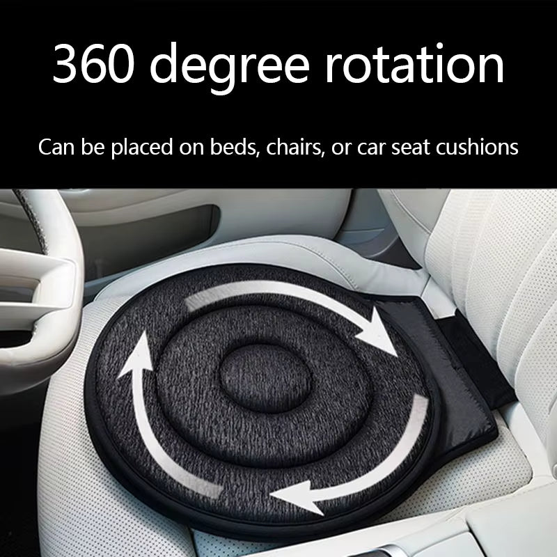 360 Degree Rotating Car Seat Cushion Pregnant Women Elderly People Children Auto Mounted Multifunctional Movable Seat Cushions