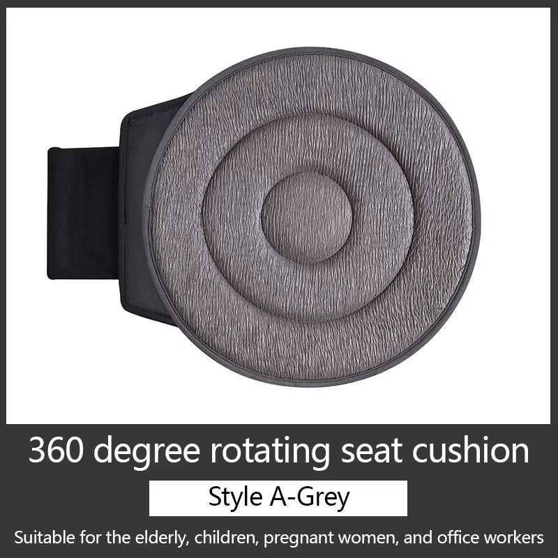 360 Degree Rotating Car Seat Cushion Pregnant Women Elderly People Children Auto Mounted Multifunctional Movable Seat Cushions